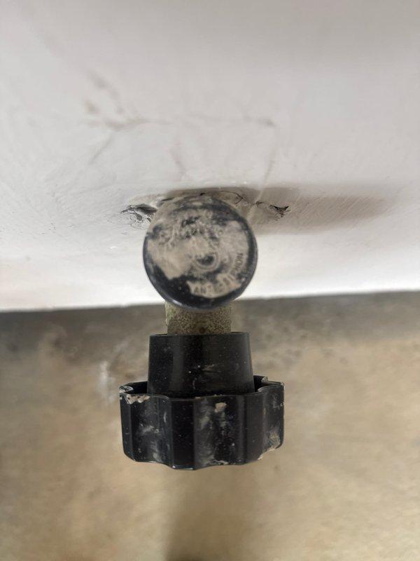 Replaced leaky garage faucet with new unit. Removed old fixture showing mineral deposits and wear on valve components. Installed new spigot, ensuring proper connection to existing plumbing and confirming no leaks after installation.