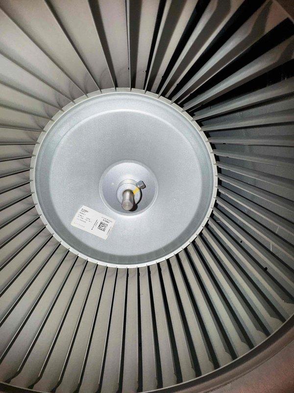 Performed system check on new mover's HVAC unit. Inspected blower assembly and found heavily dust-laden air filter requiring replacement. Documented condition with photos and completed preventative maintenance to ensure proper system operation.