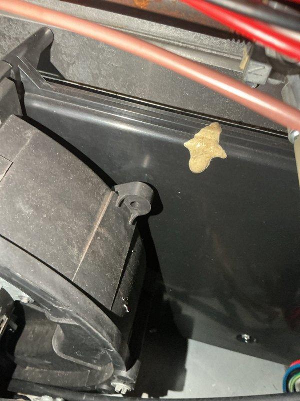 Performed routine heating system maintenance and inspection. Identified and documented oxidation on copper pipe and electrical connections, with notable corrosion at one terminal point. Observed residue buildup on internal components that may require attention during next scheduled maintenance.