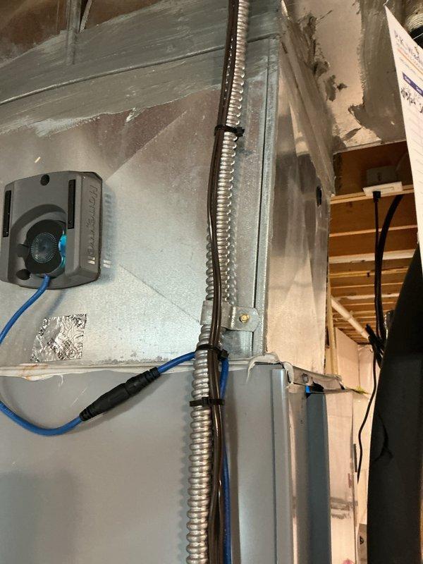Performed routine furnace maintenance on residential HVAC system. Inspected and cleaned all components including heat exchanger, burners, and blower assembly. Verified proper operation of safety controls and checked condensate drainage system; all systems functioning within normal parameters.