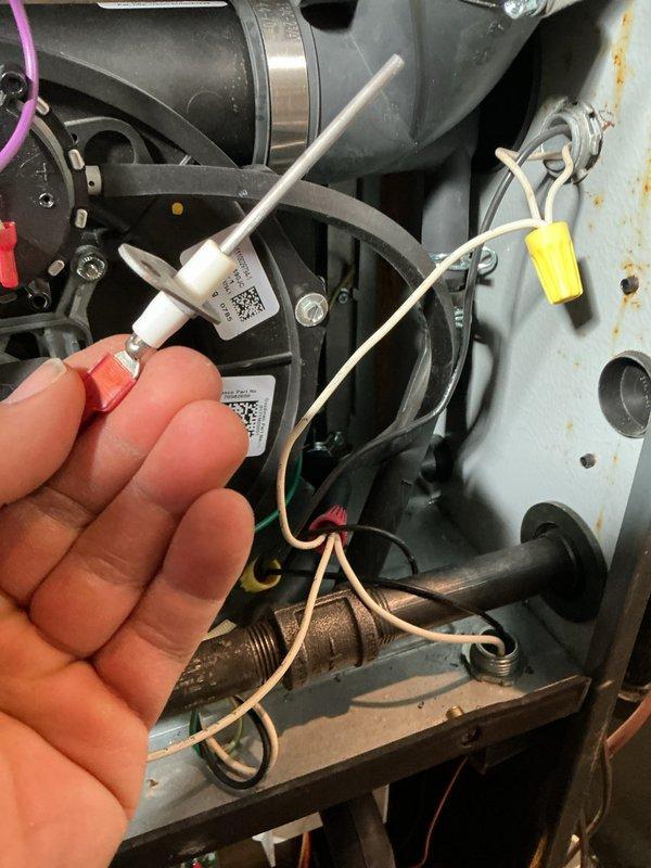 Performed two heating tune-ups for new homeowner, which included a thorough inspection of the furnace components and temperature probe testing to ensure proper system operation. Diagnosed thermostat issues in bathroom that likely requires replacement and identified source of odor from vents during furnace operation; recommended duct cleaning service to address air quality concerns.