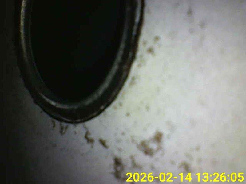 Performed scheduled heating tune-up service, inspecting the blower wheel assembly and ventilation components. Observed normal dust accumulation on the squirrel cage blower and documented with photos for maintenance records.