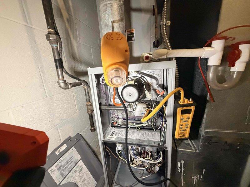 Performed scheduled heating maintenance on residential furnace system. Conducted comprehensive diagnostic testing of internal components including motor assembly, electrical connections, and ventilation system. Inspected condensate drainage and verified proper operation of all mechanical parts.