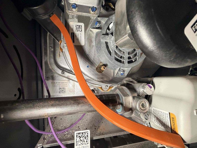 Performed scheduled heating maintenance on residential furnace system. Conducted comprehensive diagnostic testing of internal components including motor assembly, electrical connections, and ventilation system. Inspected condensate drainage and verified proper operation of all mechanical parts.
