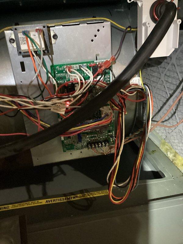 Successfully replaced faulty control board and blower motor under limited warranty. Performed comprehensive electrical connection verification and system testing to ensure proper functionality of the newly installed components.
