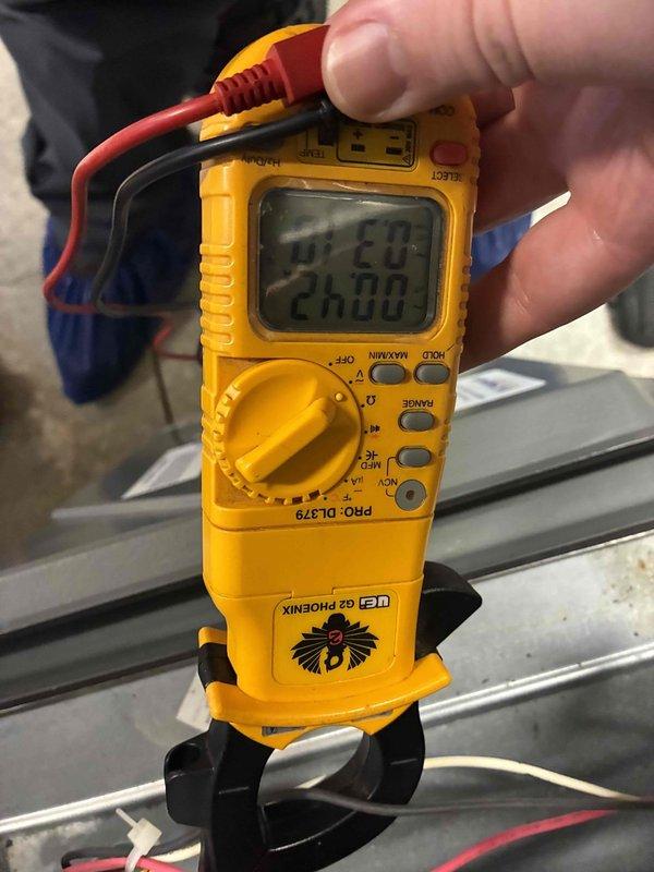 Performed scheduled heating maintenance service on furnace system. Conducted combustion analysis with Testo 310, measuring CO levels at 7ppm which is within acceptable range. Temperature readings were verified at 21.0°F using UEi G7 Phoenix multimeter, confirming proper system operation.