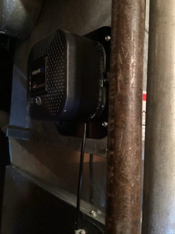 Completed installation of surge protector, air scrubber UV bulb, and expansion tank on existing water heater system. Properly connected expansion tank to water supply line with new copper piping and mounted electronic air purification device to improve indoor air quality. All components tested and functioning as designed.