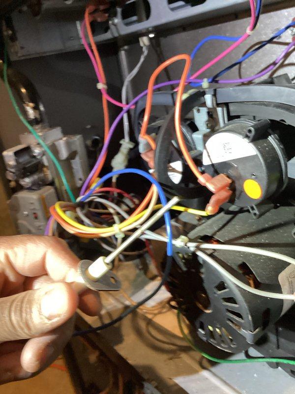 Performed scheduled heating maintenance on aging system (10+ years). Conducted diagnostic testing with multimeter on electrical components, examining wiring connections at terminal points. Inspected furnace interior including circuit boards, exhaust/intake venting, and verified proper operation of all mechanical elements.