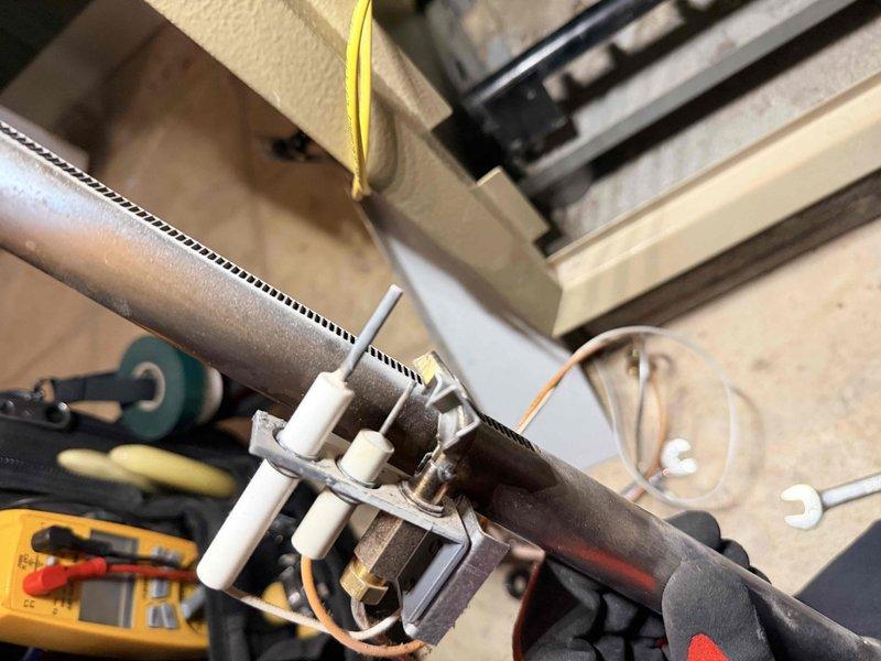 Responded to service call for boiler not providing adequate heat and displaying pressure warning message. Performed diagnostic inspection of internal components, including pressure sensors, connectors, and circulation system. Adjusted system pressure to manufacturer specifications and verified proper operation of all safety controls before confirming normal heating function restored.