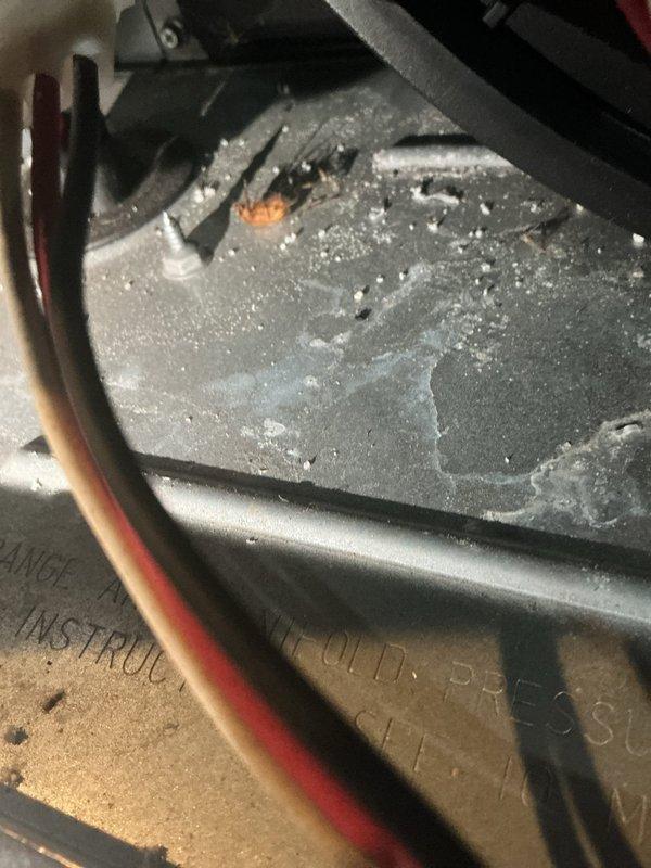 Performed scheduled heating maintenance on a radiator system. Inspected interior components for dust accumulation and examined wiring connections. System was cleaned and confirmed to be operating within normal parameters.