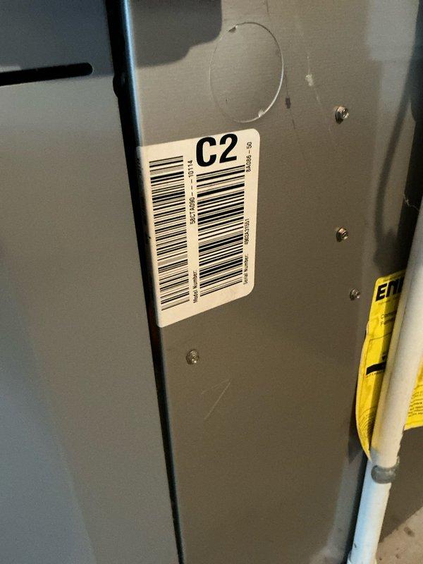 Conducted a comprehensive evaluation of the full HVAC system replacement options for customer. Documented existing equipment including Type B combustion components, motor/pump assembly, and associated ductwork with service records. Photographed and cataloged system components including equipment identification (C2) for accurate replacement specifications.