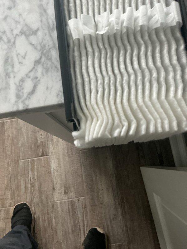 Responded to no-heat call for furnace system. Upon inspection, discovered heavily clogged air filter restricting proper airflow. Replaced filter to restore normal system operation and heat production.