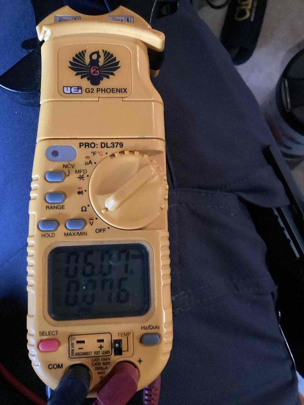 Performed scheduled heating maintenance service on system. Conducted electrical diagnostics using UEi G2 PHOENIX digital multimeter showing normal readings (06.17/0446). Inspected ductwork system for proper installation and seal integrity; all connections and joints appear in good working condition.