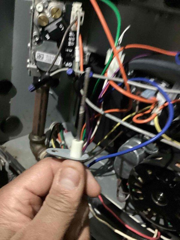 Performed scheduled maintenance on residential furnace system. Inspected electrical connections and control board components, ensuring proper wire terminations and secure connections. Verified system operation with all safety controls functioning correctly.