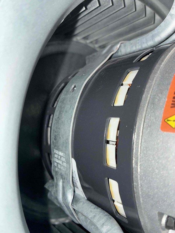 Performed scheduled first-year maintenance on heating system. Conducted electrical diagnostics using UEi Q2 PHOENIX multimeter, confirming voltage readings of 53.2V. Inspected and verified proper operation of all components including blower assembly and control board indicators, with all systems functioning within manufacturer specifications.