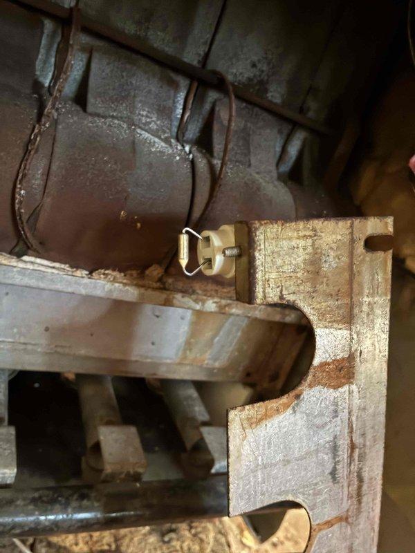 Performed routine maintenance on aging boiler system (10+ years old). Inspected radiators exhibiting noise issues including banging and hissing. Found significant corrosion on mounting brackets and connection points requiring cleaning and adjustment to reduce noise transmission through the heating system.