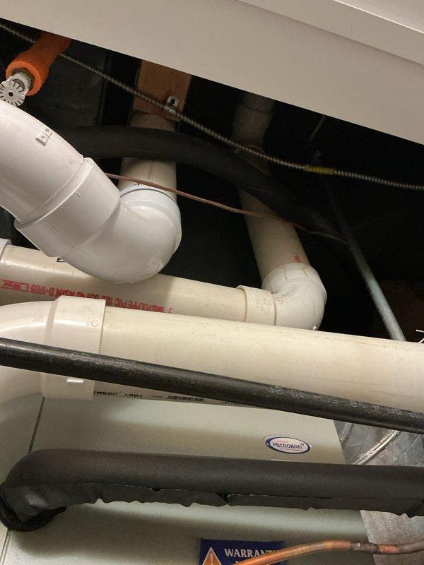 Performed diagnostic evaluation on first floor furnace that was previously serviced but still exhibiting temperature inconsistency of 2-4 degrees compared to other areas. Inspected drainage system components and examined control board wiring connections, finding several loose wire terminals that were causing intermittent communication issues. Secured all connections and verified proper operation through complete heating cycle test.