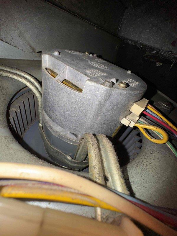 Completed scheduled heating maintenance service on two HVAC systems. Inspected blower motor assembly and electrical connections, noting normal dust accumulation but confirming proper wiring integrity. Examined heat exchanger components and associated piping, verifying all components were in normal operating condition with no signs of damage or excessive wear.