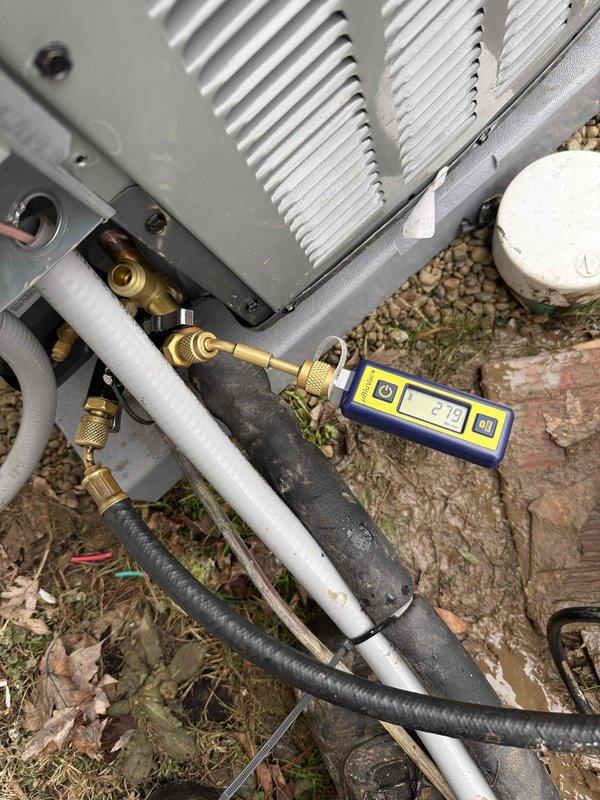 Successfully installed a complete 96% efficient furnace, AC system, and hot water tank. All equipment was properly connected with appropriate PVC venting, copper piping, and electrical connections. System was pressure tested with readings at 219 PSI and all components are functioning within optimal parameters.