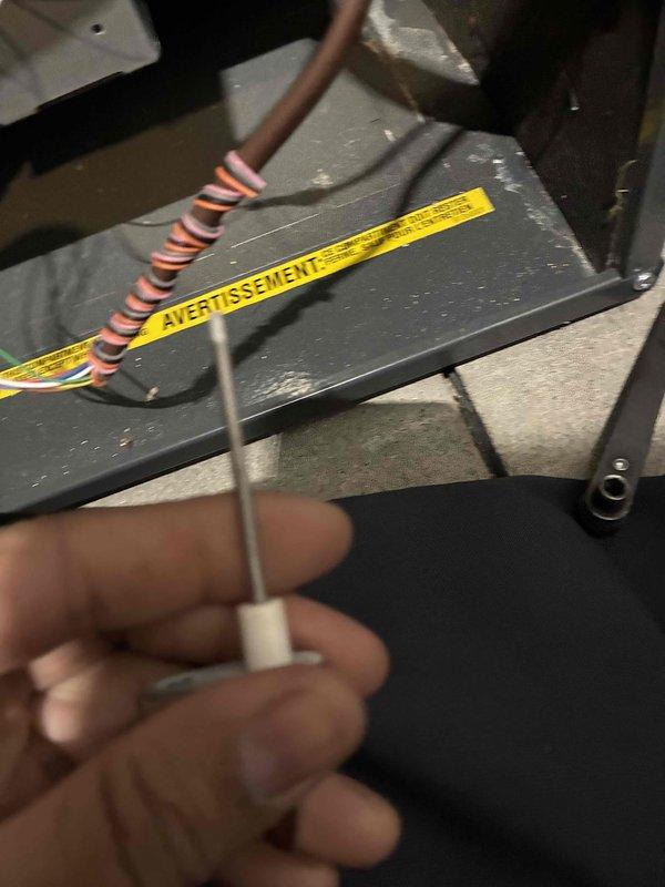 Performed scheduled heating maintenance service including inspection of electrical connections and components (verified wiring integrity with particular attention to orange/white control wires). Examined and assessed air filter condition, which showed minor soiling but remains functional. Customer declined additional plumbing and electrical services offered during visit.