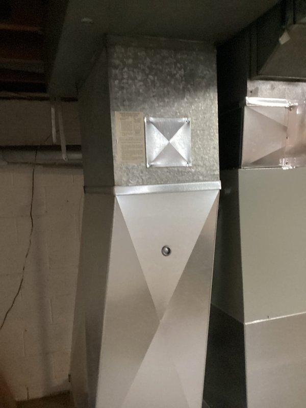 Conducted a comprehensive estimate for a new humidifier installation to address indoor air quality concerns. Inspected the existing HVAC system, including the furnace configuration and available mounting locations. Documented current equipment specifications and determined optimal humidifier model with Microban antimicrobial protection technology for the customer's consideration.