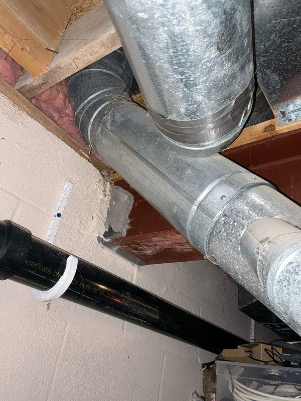 Conducted assessment of existing HVAC system, including inspection of galvanized ductwork in utility area and aging Carrier outdoor condensing unit. Presented furnace replacement options to customer and discussed temporary heating solutions while evaluating complete system replacement needs.