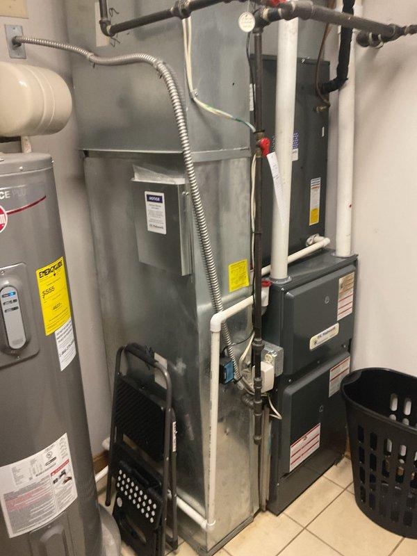Performed comprehensive heating maintenance on a gas furnace system in an unoccupied property. Inspected control board components, verified proper wire connections, and examined all electrical terminals for secure attachment. System is functioning properly with all safety controls operational.