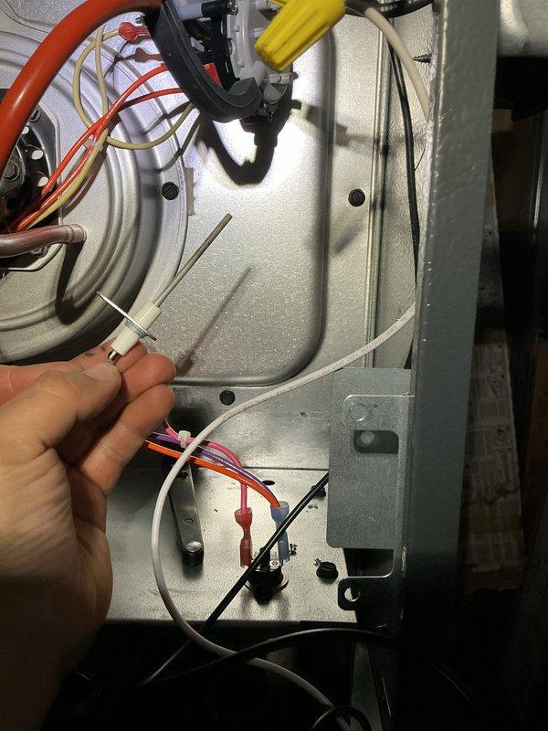 Performed annual maintenance service on customer's furnace per SPP contract agreement. Inspected electrical connections and motor assembly, verifying proper wire terminations and component integrity. System operating within normal parameters with no issues detected; all safety checks completed successfully.