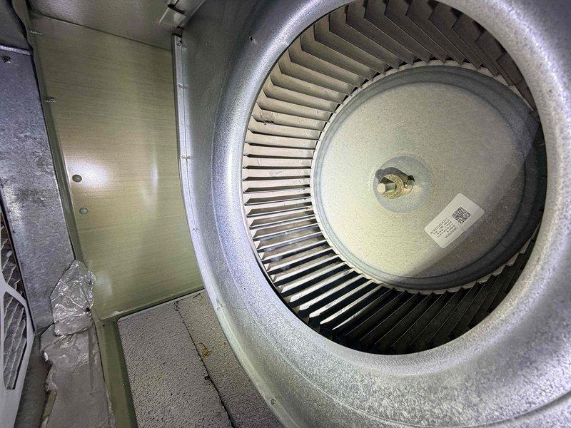 Performed routine heating maintenance on two furnace systems. Inspected interior components including heat exchanger, blower wheel assembly, and electrical connections for proper operation. Both units were functioning within normal parameters with no visible signs of deterioration or required repairs.