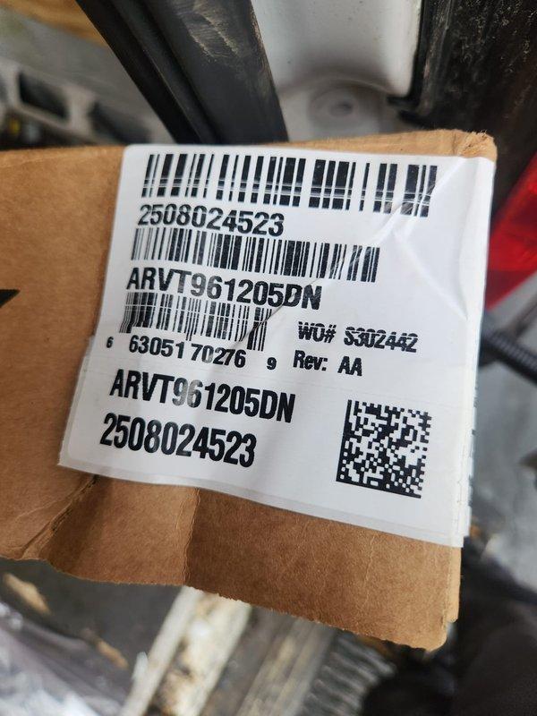 Successfully installed a new 96% efficiency furnace (model ARVT961205DN) with humidifier, and modified the return air system by closing one side of a double return. Full payment was collected via check upon completion of the installation.