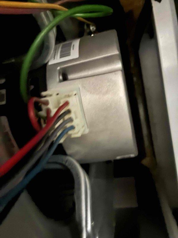 Performed routine heating maintenance on a furnace system. Inspected electrical connections, terminal blocks, and wiring for proper installation and function. Unit appears well-maintained with properly installed PVC intake/exhaust venting and no visible issues with the air handler or connected components.