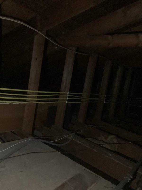 Completed removal of outdated sub-panel and installed new arc fault protection as specified. Conducted work in a confined attic space with limited access, requiring careful navigation around existing structural elements and wiring. Properly labeled all circuits in the new panel according to their respective areas/appliances to ensure safe future maintenance.