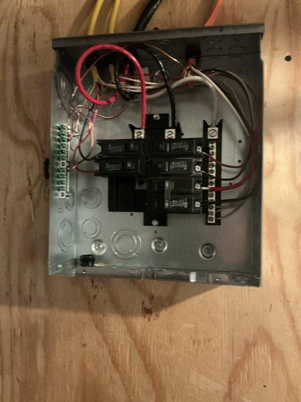 Installed a 30 amp 240VAC dedicated circuit to power customer's sauna with connection to sub panel. Work included proper termination of conductors, verification of breaker functionality, and ensuring proper grounding at both the main panel and sub panel locations.