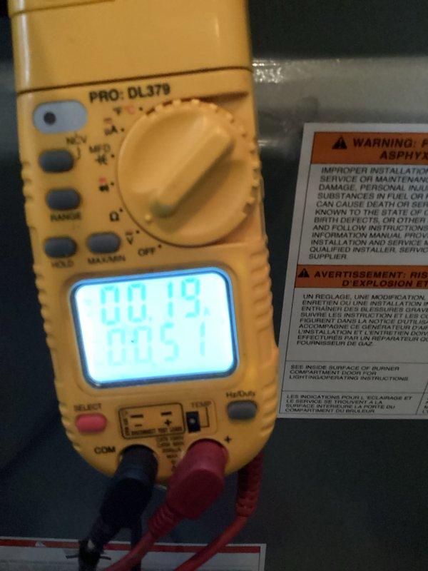 Performed scheduled annual maintenance on gas furnace. Conducted electrical safety checks with multimeter, verifying proper voltage readings of 103.4V. Inspected and cleaned blower wheel assembly to ensure optimal airflow and system efficiency.