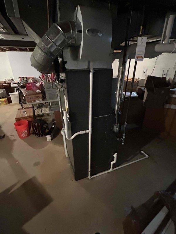 Successfully installed new furnace unit with proper ductwork connection in basement location. Completed PVC venting system installation according to manufacturer specifications. Carbon monoxide detector was installed and tested to ensure proper safety compliance.