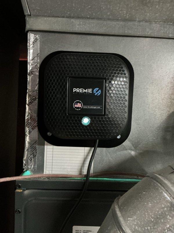 Performed routine heating maintenance service on residential HVAC system. Inspected and serviced furnace unit with connected ductwork and verified proper operation of electronic control module. System is functioning within normal parameters with no issues detected.