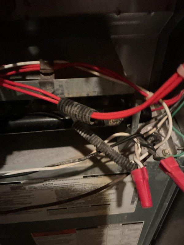 Responded to emergency no-heat call for a 6-9 year old furnace system. Inspection revealed faulty gas valve with compromised wiring connections. Replaced gas valve, rewired connections to manufacturer specifications, and verified proper ignition sequence and heat output before concluding service.