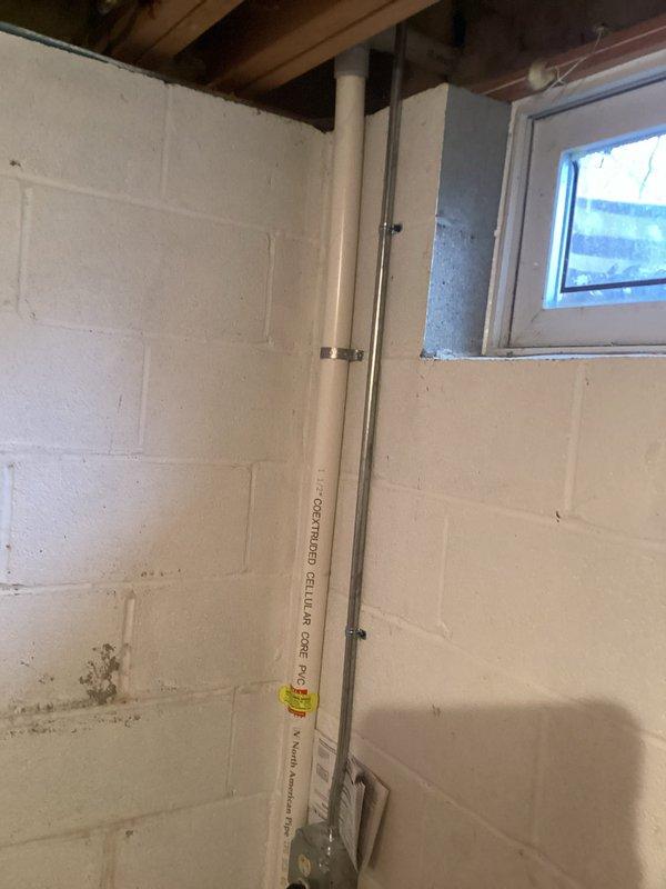 Completed inspection of existing Rheem water heater system and basement moisture issues. Provided customer with detailed estimates for both traditional tank and tankless water heater replacement options. Also assessed sump pump system requiring replacement due to visible water damage along basement wall perimeter.