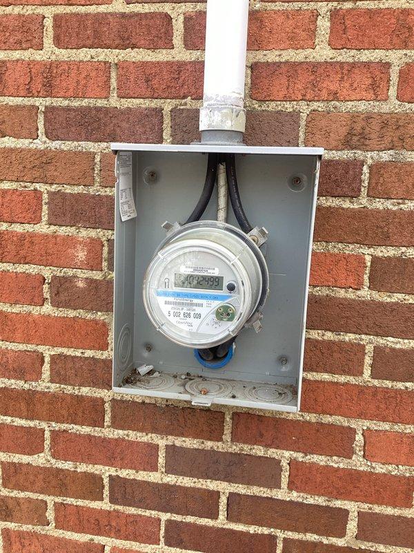 Conducted comprehensive electrical inspection of existing meter installation and surrounding area. Evaluated site conditions for generator placement, noting current wiring configuration and marking proposed installation location. Presented customer with multiple generator options based on property specifications and electrical requirements.