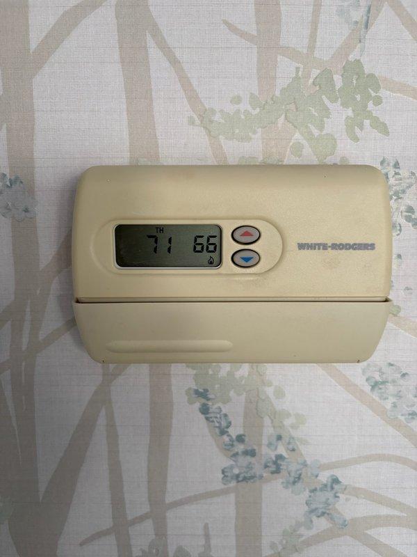 Diagnosed and resolved an issue with the upstairs zone overheating beyond set temperature, where the system was heating to 82°F despite being set to 67°F. Inspected the White-Rodgers thermostats and replaced two faulty vents to restore proper temperature control functionality.
