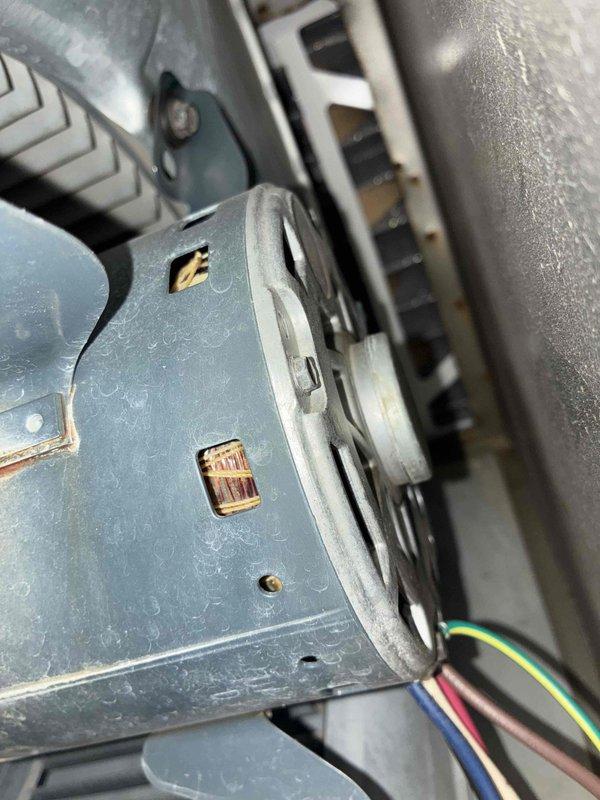 Performed scheduled heating maintenance service on HVAC system. Conducted diagnostic testing with digital multimeter to verify proper electrical parameters and inspected belt drive assembly and motor components. All connections were secure with normal readings observed; system is operating within manufacturer specifications.