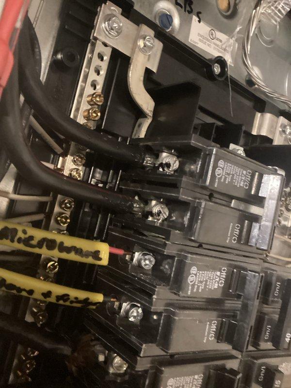 Completed comprehensive electrical panel service, including inspection of circuit breakers, terminal connections, and associated wiring. Identified and properly labeled circuits with yellow tape markers for improved identification. Successfully installed control module and verified proper operation of all breaker components and connections.