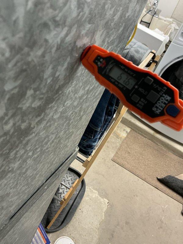 # HVAC Heating Maintenance Service Summary

Completed scheduled preventative maintenance service on residential furnace system as part of ongoing recurring maintenance program. Performed comprehensive system diagnostics using calibrated digital testing equipment to measure and verify operational parameters. Temperature differential readings indicated system operating at 14.1°F rise, confirming proper heat exchanger performance and adequate airflow across the unit. Conducted visual inspection of all accessible components including gas connections, electrical wiring, and burner assembly. All measurements fell within manufacturer specifications. System tested and left in proper working condition with no deficiencies noted. Photographic documentation captured for service records.