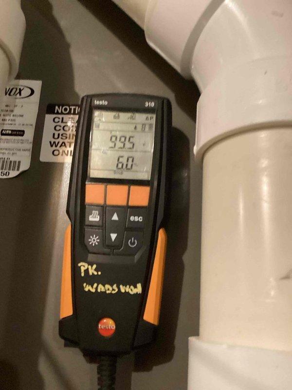Completed scheduled heating maintenance on furnace system. Performed comprehensive electrical diagnostics using digital multimeter, verifying voltage and amperage readings to ensure proper system operation. Conducted pressure testing with calibrated digital manometer to measure static pressures and confirm adequate airflow throughout the system. All measurements fell within manufacturer specifications, and unit is operating efficiently for continued heating season performance.