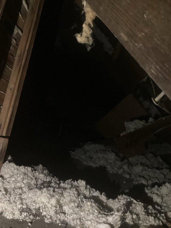 Conducted comprehensive attic inspection to assess existing knob and tube wiring and evaluate electrical system conditions for estimate preparation. Documented aged insulation materials, exposed structural components, and existing electrical infrastructure through detailed photography in crawl space and attic areas to provide accurate scope of work for proposed electrical upgrades and safety improvements.