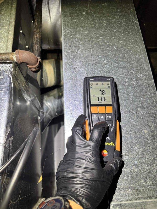 Completed comprehensive maintenance on two heating systems. Performed full system inspections with access panels removed to evaluate internal components including blower motor assemblies, electrical connections, control boards, and refrigerant lines. Documented temperature differentials using calibrated digital instrumentation, recording ambient and operational readings. Both units operating within normal parameters at 69°F upon completion of tune-up procedures.