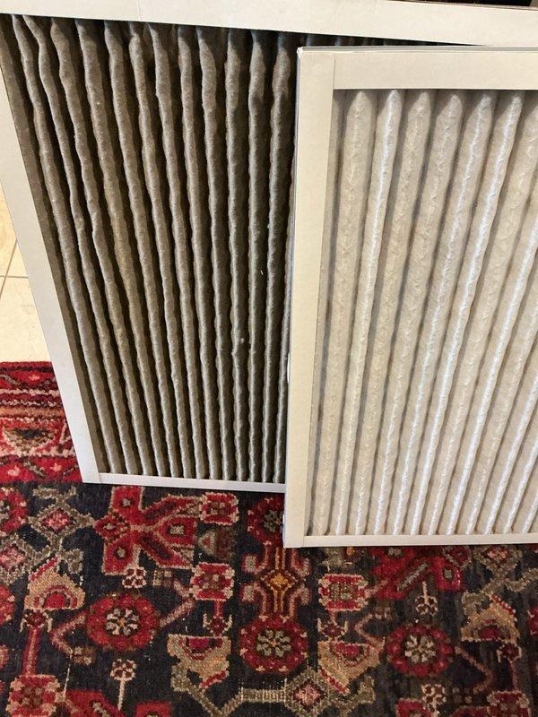 Completed annual heating maintenance visit on residential furnace system as part of scheduled preventative maintenance program. Performed comprehensive inspection of furnace unit, verified proper operation of all heating components, and replaced dirty air filter with new filter to ensure optimal airflow and system efficiency. All equipment found operating within normal parameters.