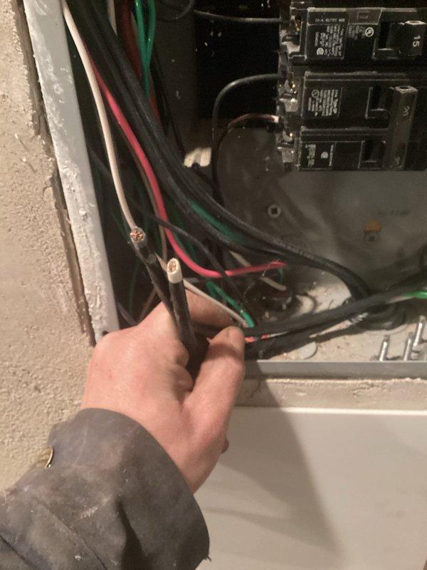 Installed two new electrical circuits in residential service panel. Ran wiring from main distribution panel to exterior locations, terminating connections with proper conductor sizing and circuit protection. Work included installing new circuit breakers, routing branch circuit wiring through structure, and establishing proper grounding connections. Installation was financed per customer arrangement.
