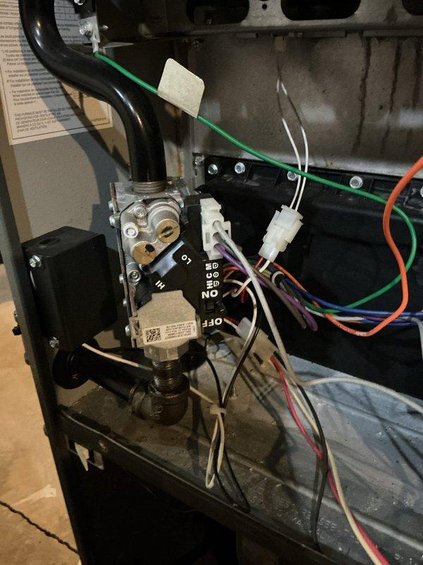 Completed scheduled preventive maintenance on heat pump system. Performed comprehensive inspection of all mechanical and electrical components, including gas valve assembly, control boards, wiring connections, and safety systems. All components found to be in proper operating condition with no deficiencies noted. System tested and verified operational.