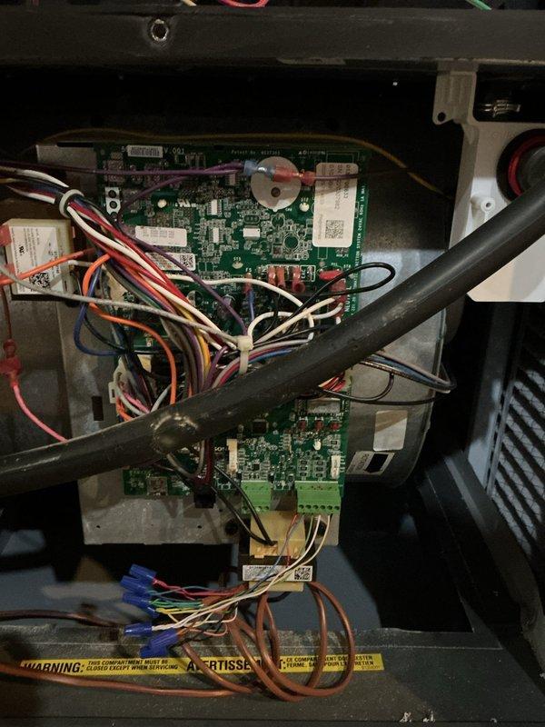 Completed scheduled preventive maintenance on heat pump system. Performed comprehensive inspection of all mechanical and electrical components, including gas valve assembly, control boards, wiring connections, and safety systems. All components found to be in proper operating condition with no deficiencies noted. System tested and verified operational.